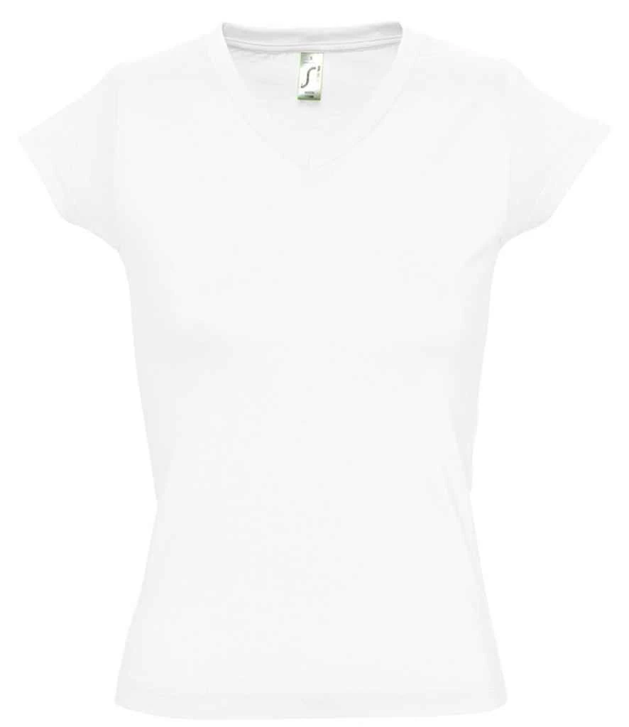 SOL'S Sols Ladies Moon V Neck T Shirt 16 SOL'S Sols Ladies Moon V Neck T Shirt - Image 14