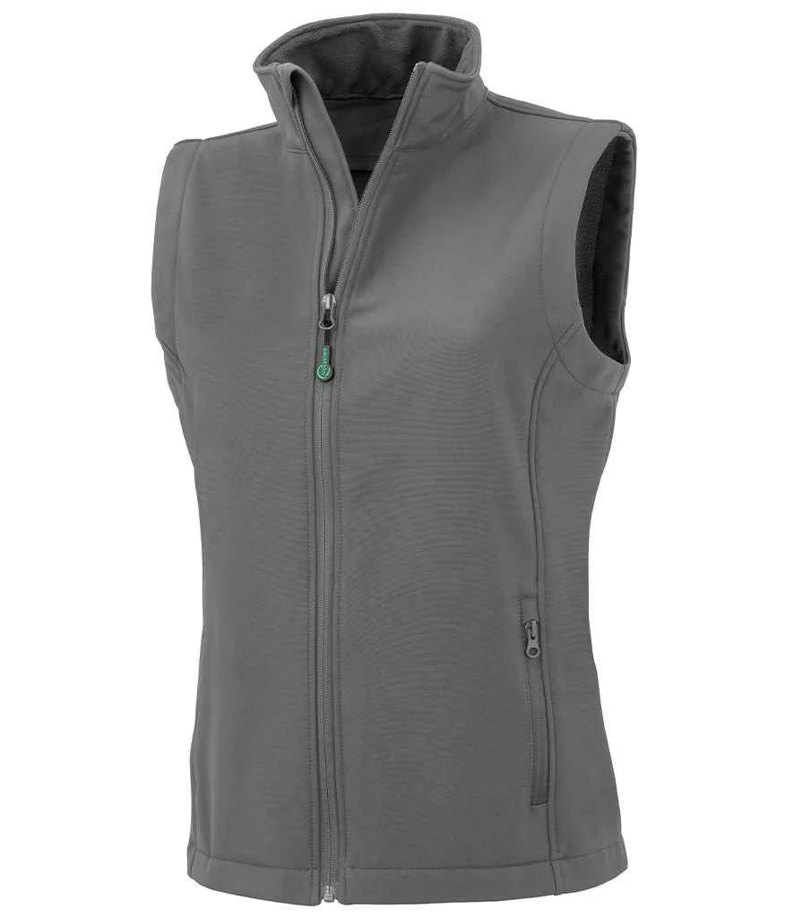 Result Genuine Recycled Ladies' Recycled 2-Layer Printable Softshell Bodywarmer 9 Result Genuine Recycled Ladies' Recycled 2-Layer Printable Softshell Bodywarmer - Image 7