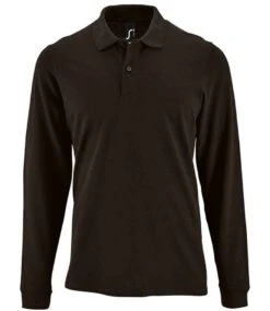 SOL'S Sols Perfect Long Sleeve Piqué Polo Shirt