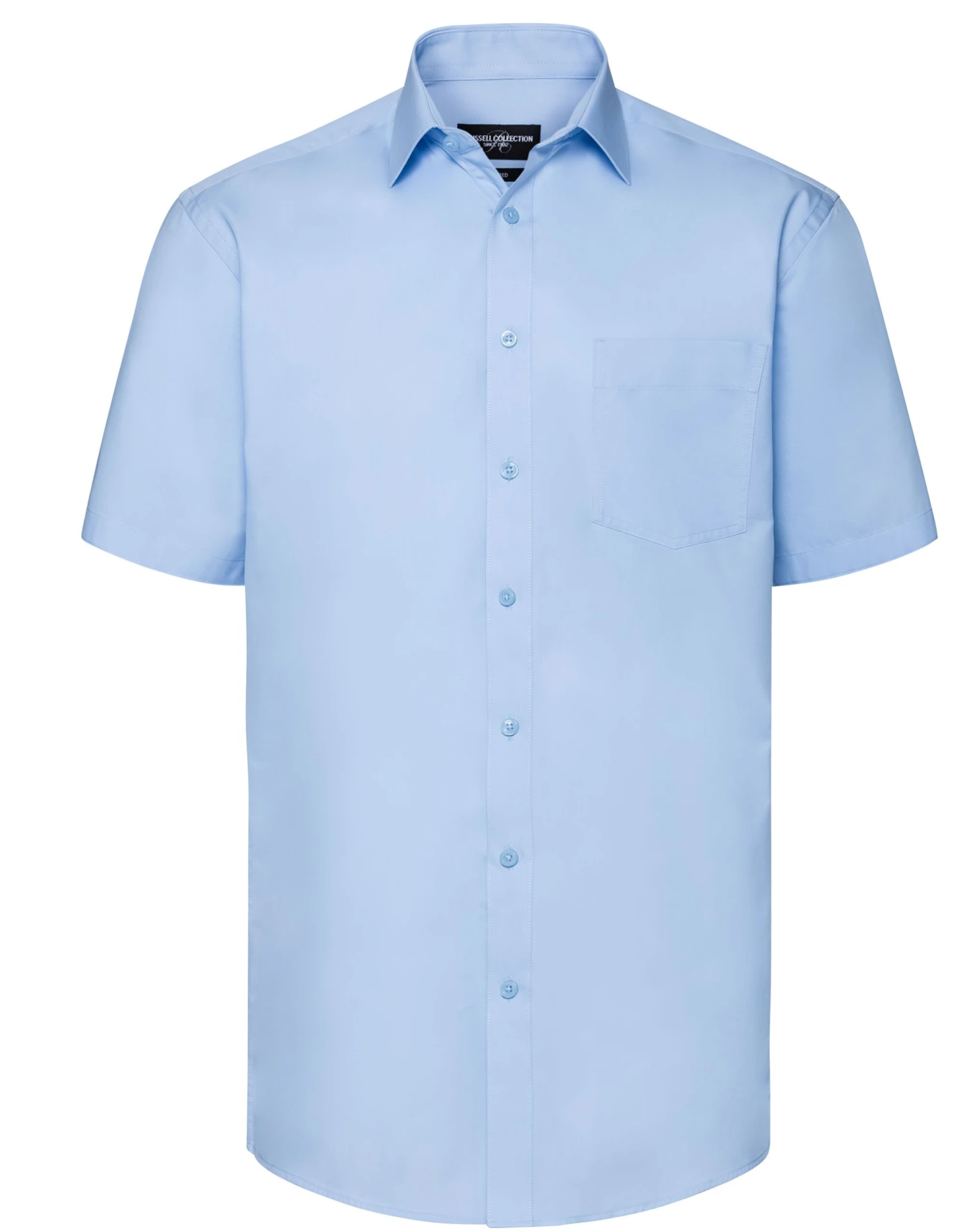 Russell Collection Mens Short Sleeve Tailored Coolmax® Shirt 4 Russell Collection Mens Short Sleeve Tailored Coolmax® Shirt - Image 2