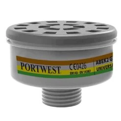 Portwest ABEK2 Gas Filter Universal Thread (Pk4)