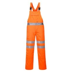 Portwest Hi-Vis Polycotton Service Bib And Brace