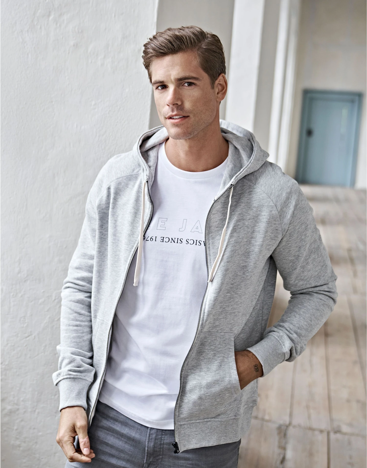 Tee Jays Mens Urban Zip Hoodie 5 Tee Jays Mens Urban Zip Hoodie - Image 3