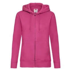 Fruit Of The Loom Ladies' Premium Hooded Sweat Jacket -XAMAX 9105f876da74bcff673ceff2a2263682ce531d4f7e76d6e7e794f04c0b586b7d