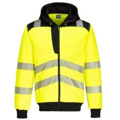 Portwest PW3 Hi-Vis Zip Hoodie -XAMAX 929332110b2b8bbc1de48bb938a1c938b8611276a57e4cb3cec77673171f8e8b