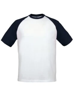 B&C Mens Short Sleeve Baseball Tee