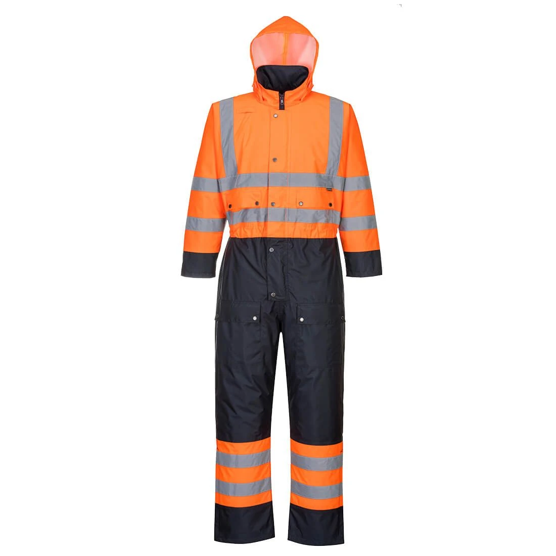 Portwest Hi-Vis Contrast Winter Coverall 4 Portwest Hi-Vis Contrast Winter Coverall - Image 2