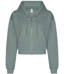 Just Hoods Awdis Ladies Cropped Zoodie -XAMAX 94fb895303ad78288f7b40d7f787e46362acce78b4d964fe16486c25fb138666