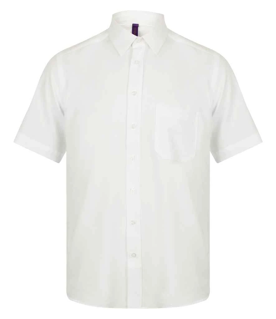 Henbury Short Sleeve Wicking Shirt 5 Henbury Short Sleeve Wicking Shirt - Image 3