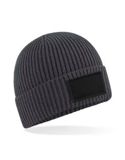 Beechfield Fashion Patch Beanie -XAMAX 95ca45ea4f7adc005b783cc1f0625709908b88fc85611c1a236229fa7a8b0dc3