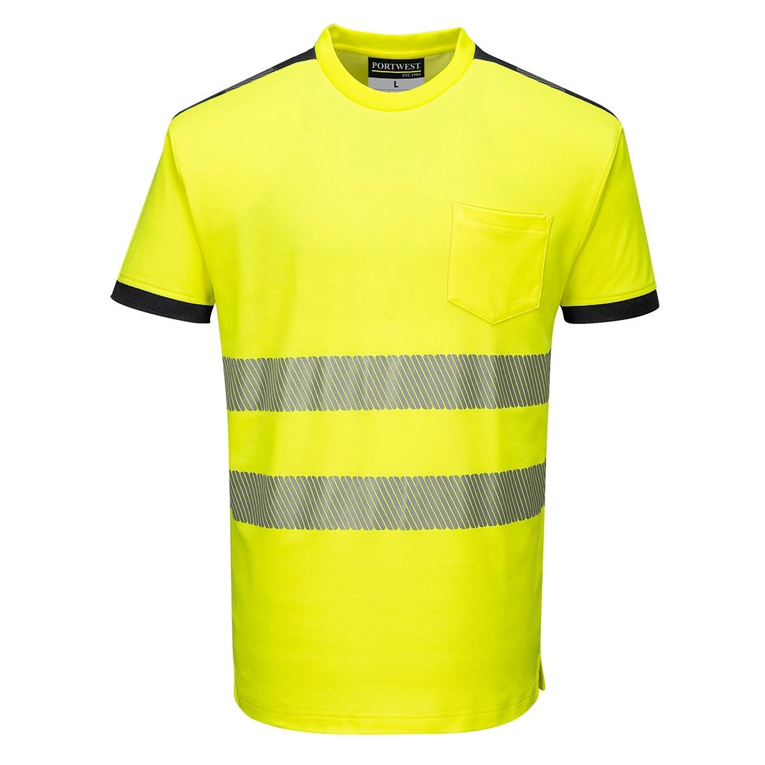 Portwest PW3 Hi-Vis Cotton Comfort T-Shirt S/S 6 Portwest PW3 Hi-Vis Cotton Comfort T-Shirt S/S - Image 4