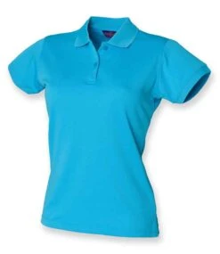 Henbury Ladies Coolplus Wicking Piqué Polo Shirt -XAMAX 978de0c760a21fc37678b9efeb1d544c0deb8e1dd8e245545423425d4b4dcc63