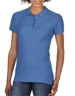 Gildan Premium Cotton® Ladies' Double Piqué Polo -XAMAX 97f1d84c36b4e10262d8177ab900f20410ec897b1742fa02740a8685fabaa7f2