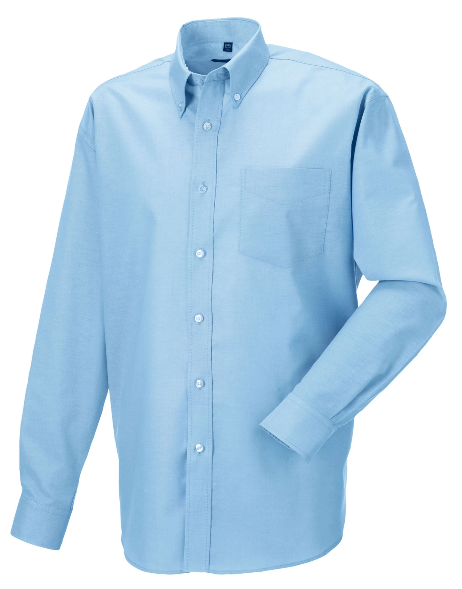 Russell Collection Mens Long Sleeve Classic Oxford Shirt 8 Russell Collection Mens Long Sleeve Classic Oxford Shirt - Image 6