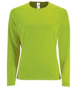 SOL'S Sols Ladies Sporty Long Sleeve Performance T Shirt 12 SOL'S Sols Ladies Sporty Long Sleeve Performance T Shirt -XAMAX 9884576efc7464814f34560b1b00695141dbf6c0adde95ce025a82289db3ac25