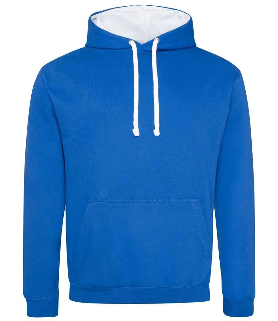 Just Hoods Awdis Varsity Hoodie 4 Just Hoods Awdis Varsity Hoodie - Image 2