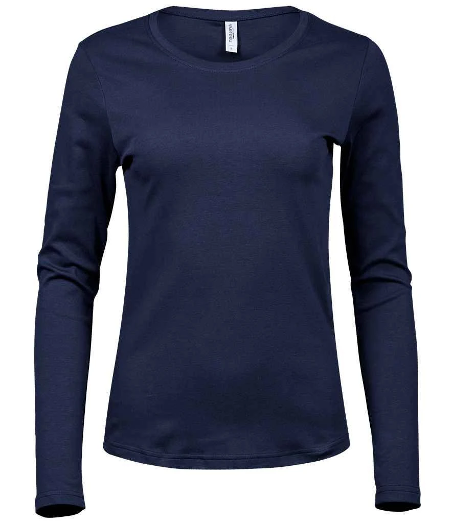 Tee Jays Ladies' Long Sleeve Interlock Tee 12 Tee Jays Ladies' Long Sleeve Interlock Tee - Image 10
