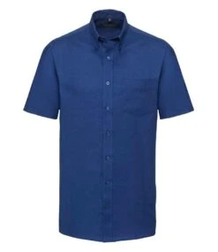 Russell Collection Mens Short Sleeve Classic Oxford Shirt 25 Russell Collection Mens Short Sleeve Classic Oxford Shirt -XAMAX 9a5dcf510598517bd9bf7c207e4ff137b09a9d0ede58250c1e73fd4b8bb60aec