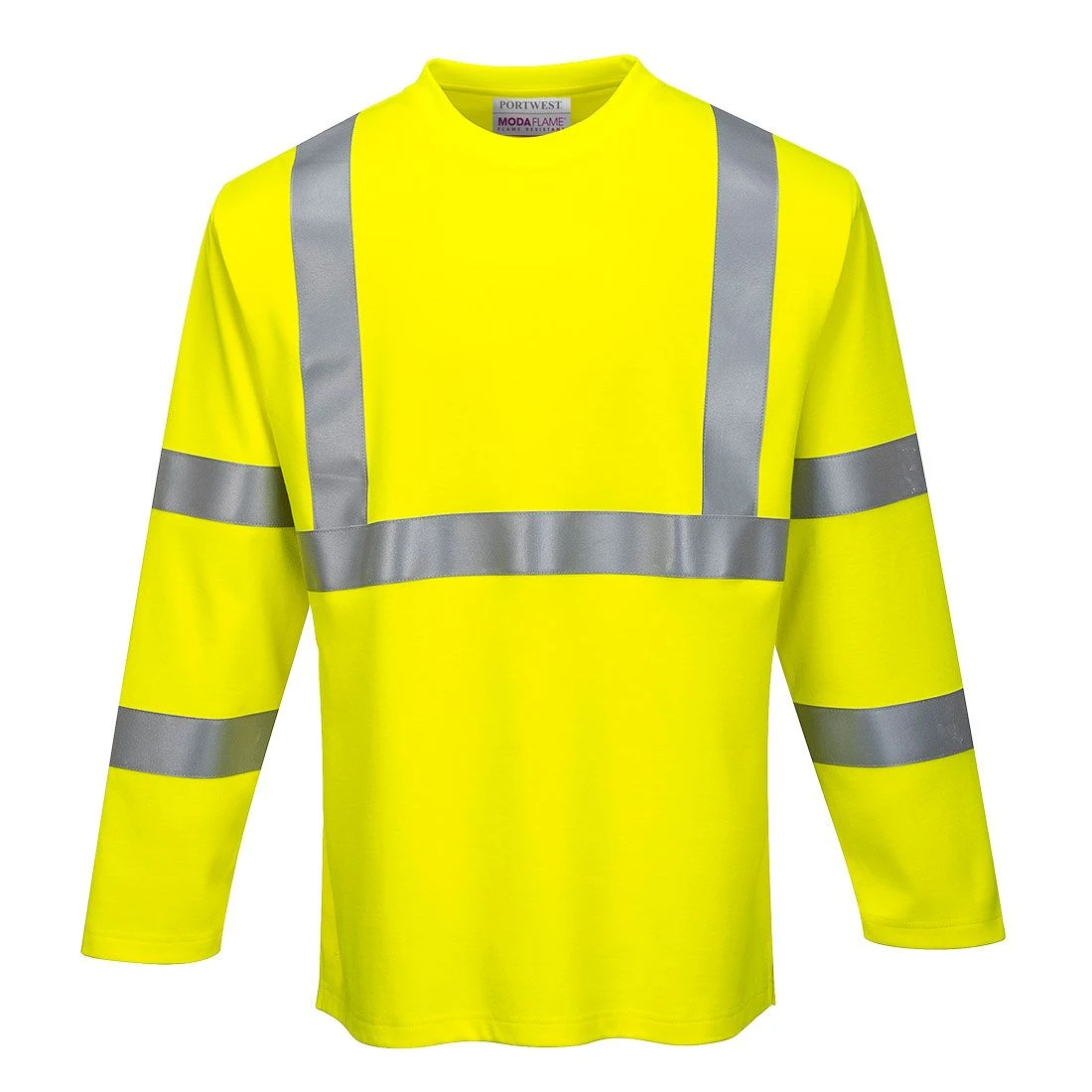 Portwest FR Hi-Vis Long Sleeve T-Shirt 3 Portwest FR Hi-Vis Long Sleeve T-Shirt