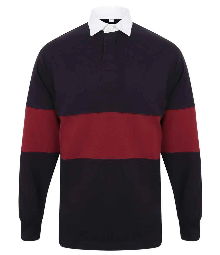Front Row Panelled Rugby Shirt 3 Front Row Panelled Rugby Shirt