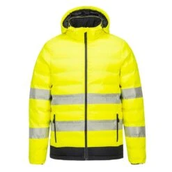 Portwest Hi-Vis Ultrasonic Heated Tunnel Jacket