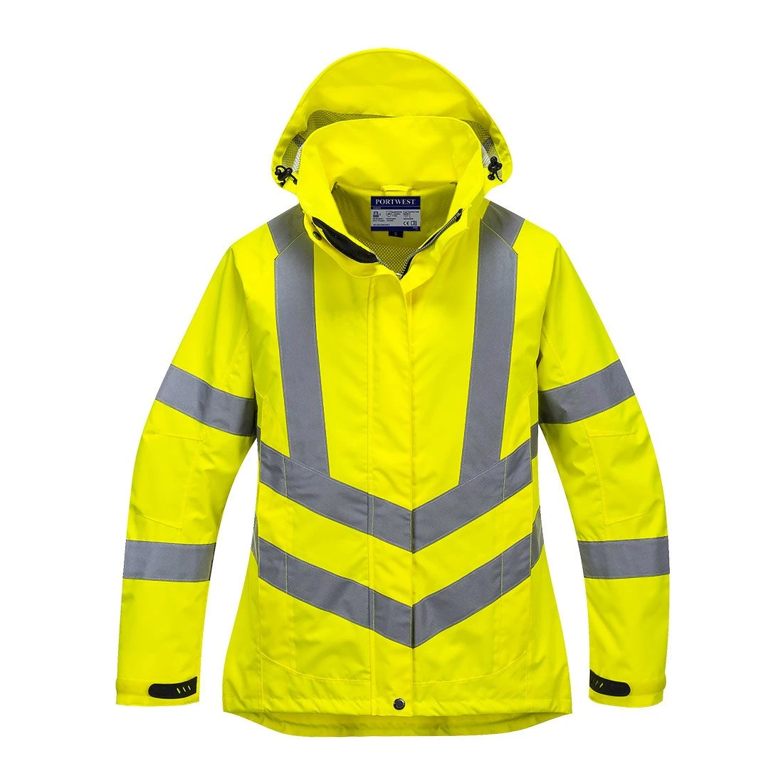 Portwest Hi-Vis Women's Breathable Rain Jacket 4 Portwest Hi-Vis Women's Breathable Rain Jacket - Image 2