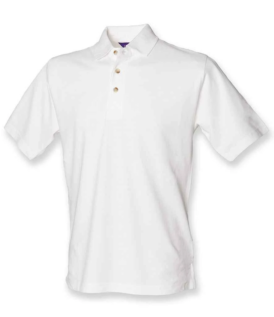 Henbury Classic Heavy Cotton Piqué Polo Shirt 10 Henbury Classic Heavy Cotton Piqué Polo Shirt - Image 8