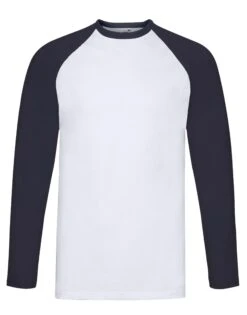 Fruit Of The Loom Mens Valueweight Long Sleeve Baseball T Shirt -XAMAX 9f686f92958dcb45b9ac9088a232a9f3dd9995015ecdd18aa0c56aa6b3b8b3e9 1