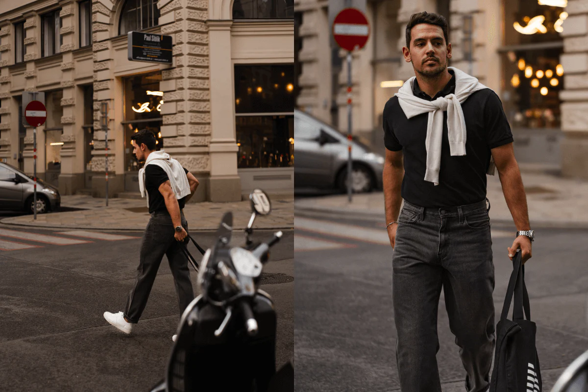 XAMAX -XAMAX Polo Shirt Style Guide black polo SANVT