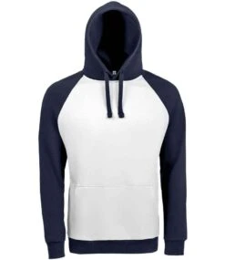 SOL'S Sols Unisex Seattle Contrast Raglan Hoodie