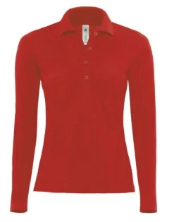 B&C Safran Pure Womens Long Sleeve Polo