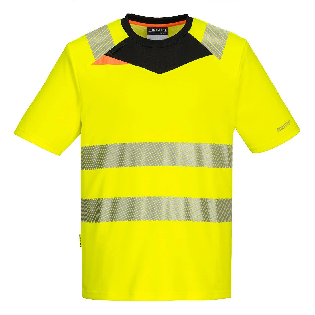 Portwest DX4 Hi-Vis T-Shirt S/S 4 Portwest DX4 Hi-Vis T-Shirt S/S - Image 2