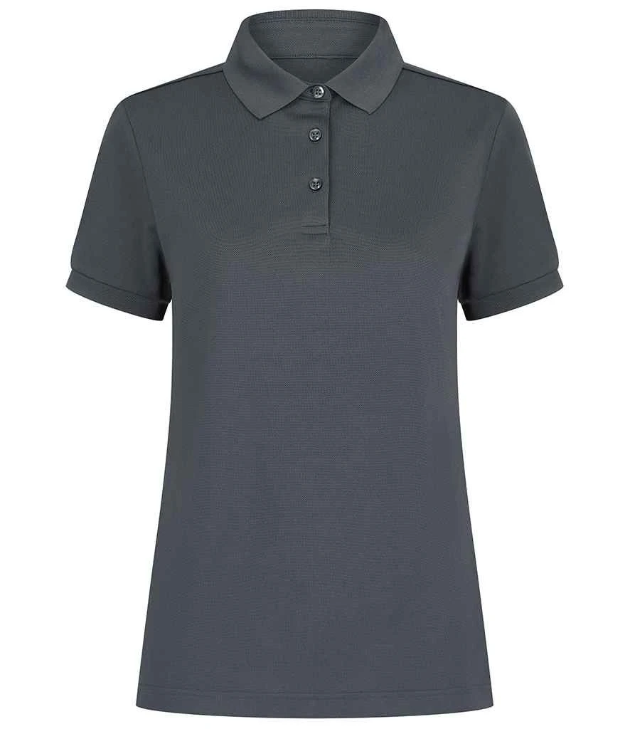 Henbury Ladies Recycled Polyester Polo Shirt 5 Henbury Ladies Recycled Polyester Polo Shirt - Image 3