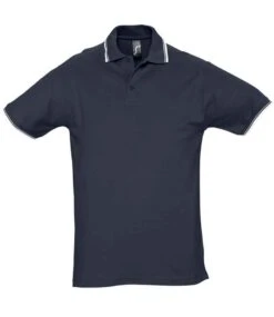 SOL'S Sols Practice Tipped Cotton Piqué Polo Shirt -XAMAX a7399d92bc0010525c1bed216561f86c73c87f48b0f7010b135a1ae5656ff514