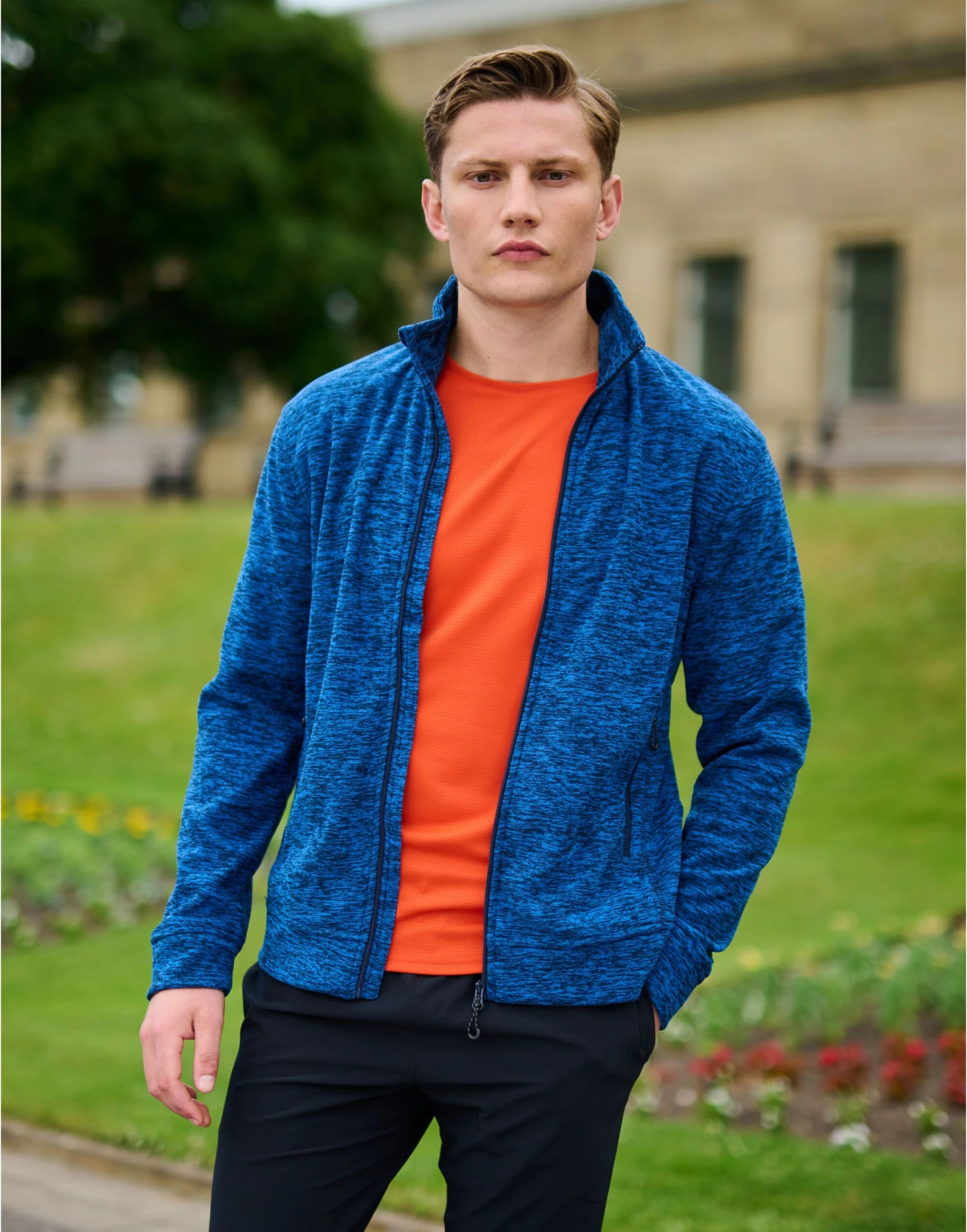 Regatta Professional Thornly Mens Full Zip Marl Fleece 5 Regatta Professional Thornly Mens Full Zip Marl Fleece - Image 3