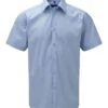 Russell Collection Mens Short Sleeve Tailored Herringbone Shirt -XAMAX a9995d345f68f3484a8d1024aea02fce6d7b8e306640f762ad31dc0575e3f41f