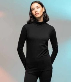 SF Ladies Feel Good Stretch Roll Neck T Shirt 5 SF Ladies Feel Good Stretch Roll Neck T Shirt -XAMAX a99f3a19384b861a050e6a0b50067418a3840a88bc8308c91989d81aa6f7acd4