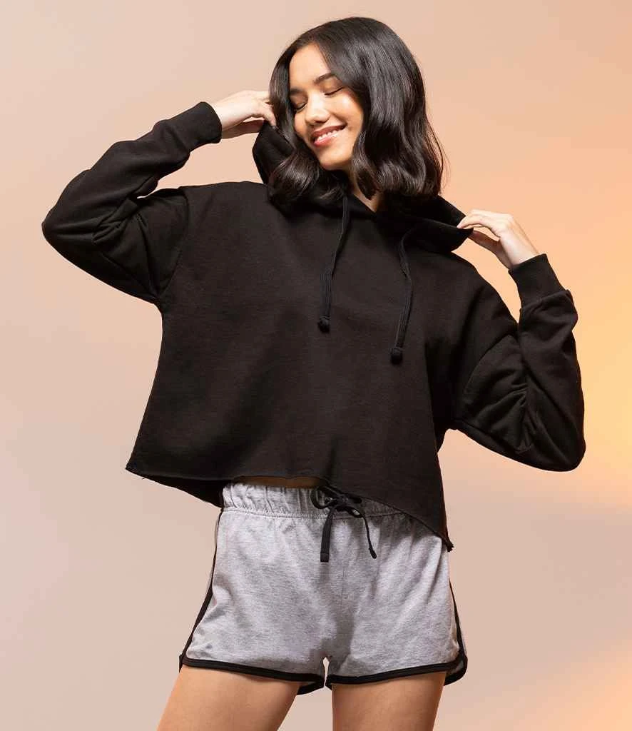 SF Ladies Cropped Slounge Hoodie 4 SF Ladies Cropped Slounge Hoodie - Image 2