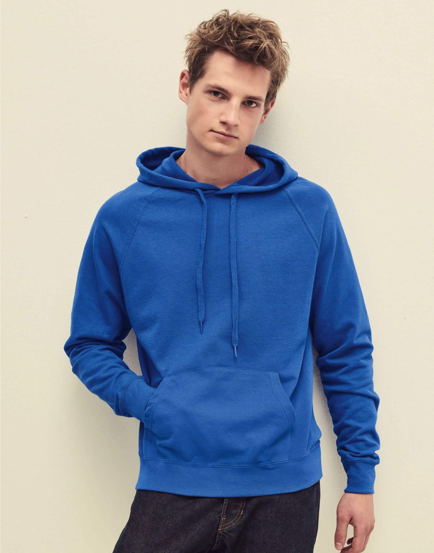 Fruit Of The Loom Mens Lightweight Hooded Sweat 6 Fruit Of The Loom Mens Lightweight Hooded Sweat - Image 4