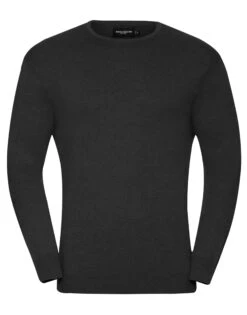 Russell Collection Mens Crew Neck Knitted Pullover
