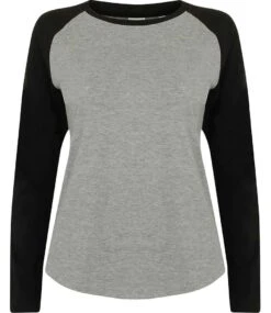 SF Ladies Long Sleeve Baseball T Shirt -XAMAX ab87548ea4e31847508fbdd868ef0dc94e63994ba9df4f5f8ea29f61f9171861