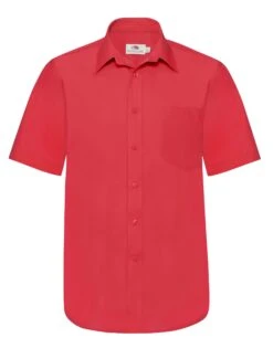 Fruit Of The Loom Mens Short Sleeve Poplin Shirt -XAMAX acc1facf2d47242eada0f1116e130a8e12997f8797f5dc18d10f66637c244d6d