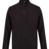 Henbury Zip Neck Micro Fleece