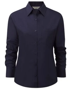 Russell Collection Ladies' Long Sleeve Classic Polycotton Poplin Shirt 21 Russell Collection Ladies' Long Sleeve Classic Polycotton Poplin Shirt -XAMAX ad5bd58d4ede54e52316f6c19eba8a2cc08357e58541786ed5758ac2328c30ac