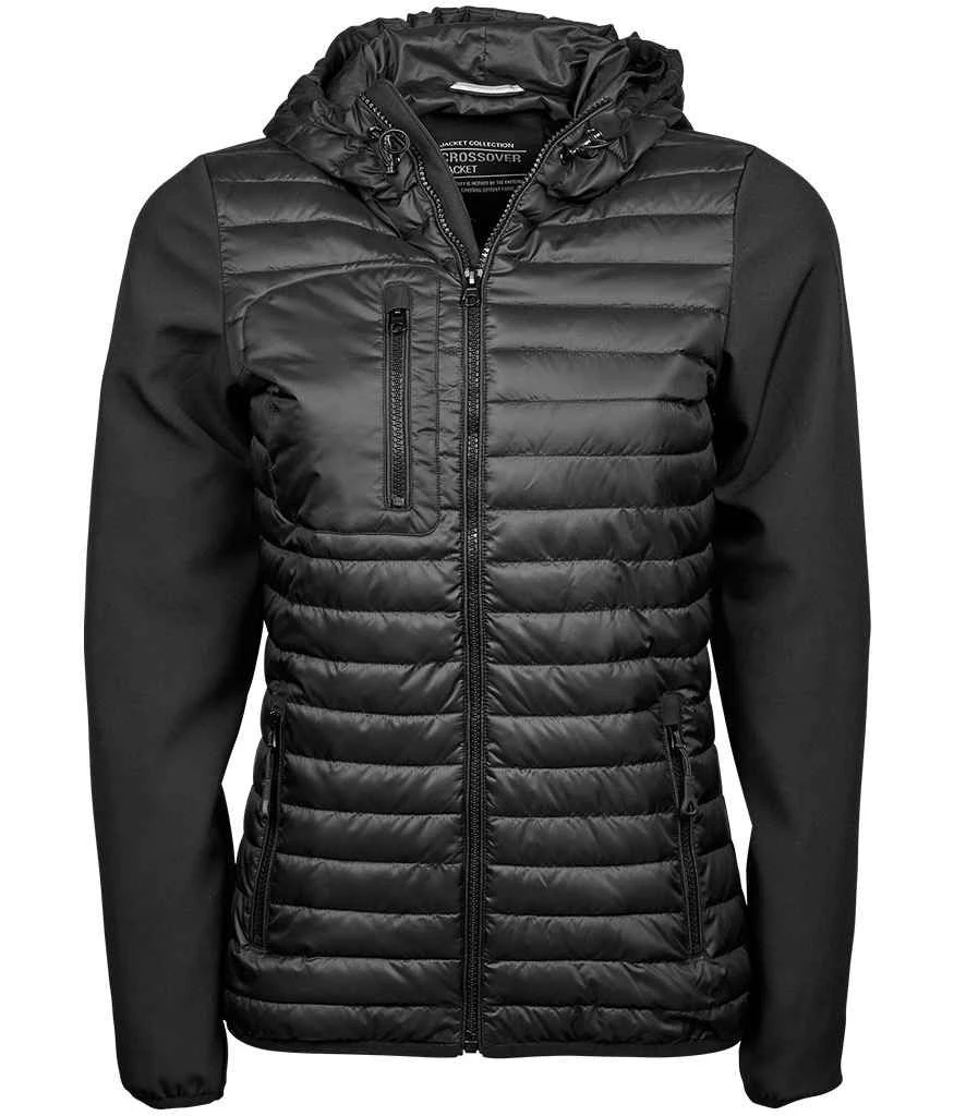 Tee Jays Ladies' Hooded Crossover Jacket 4 Tee Jays Ladies' Hooded Crossover Jacket - Image 2