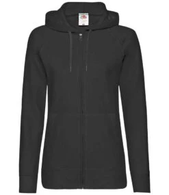 Fruit Of The Loom Ladies' Lightweight Hooded Sweat Jacket -XAMAX ae99c2ed1c0b8543f2b49490e6afb8fdbed9f800d24f894af07af429ae04b828