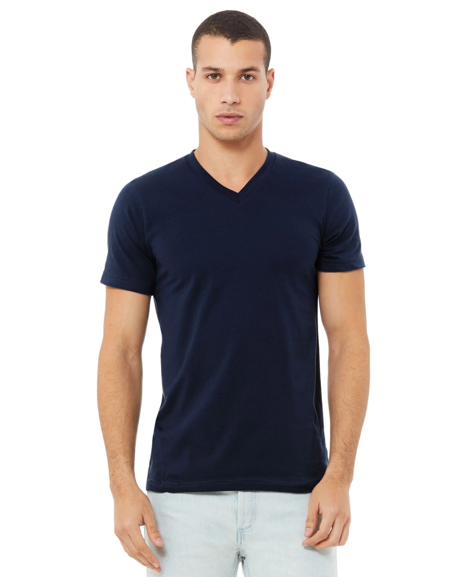 Bella+Canvas Canvas Unisex Jersey Short Sleeve V-Neck Tee 5 Bella+Canvas Canvas Unisex Jersey Short Sleeve V-Neck Tee - Image 3