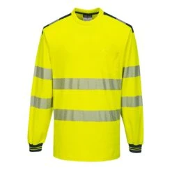 Portwest PW3 Hi-Vis Cotton Comfort T-Shirt L/S -XAMAX afede970da8cfa6b40b35a02328b9eb6aecba5ed423b6a263cc72ebbd333322a