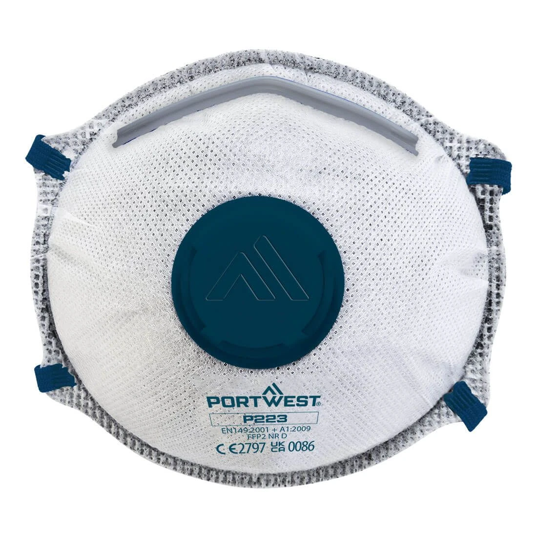 Portwest FFP2 Carbon Valved Dolomite Respirator (Pk10) 3 Portwest FFP2 Carbon Valved Dolomite Respirator (Pk10)