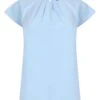 Henbury Ladies Pleat Front Short Sleeve Blouse 2 Henbury Ladies Pleat Front Short Sleeve Blouse -XAMAX b294c3feba5cc105e88ab8be5ed0e2002a82c438ec2cf7f26a7f66e4a437ce37